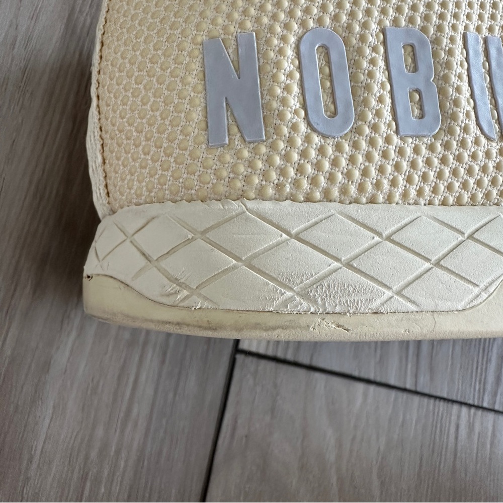 NOBULL SuperFabric Trainer Vanilla / Yellow Cross Training Shoes Mens 11 Outwork - Picture 16 of 16
